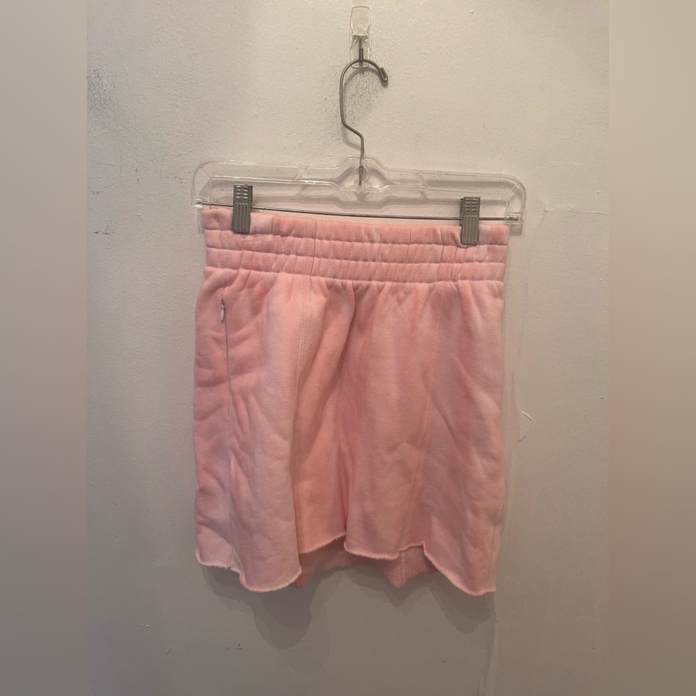 Good American Sweatshirt Skirt Pink Tie Dye Small